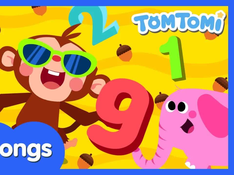 [图]Number Song Counting 1 to 10 Kids Song Child Song TOMTOMI Songs for Kids