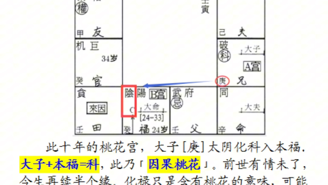 [图]因果桃花：子女化科入福德（摘自：许铨仁高级班录音文稿）