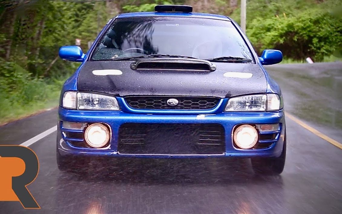 【熟肉】400hp jdm 斯巴鲁 impreza sti type r version iii_哔哩哔哩