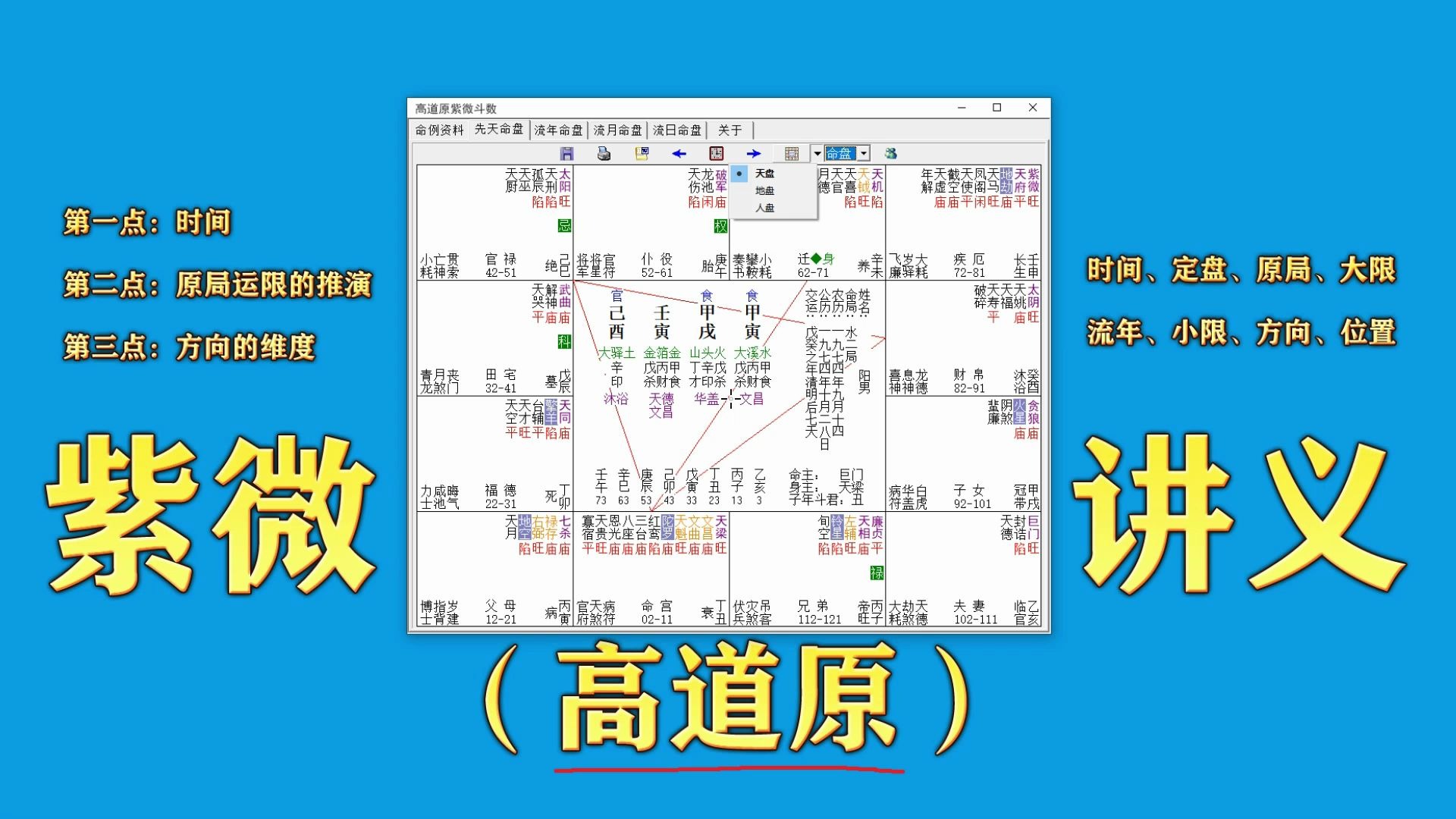 [图]紫微斗数实战提高班09（高道原2020紫微斗数讲义）