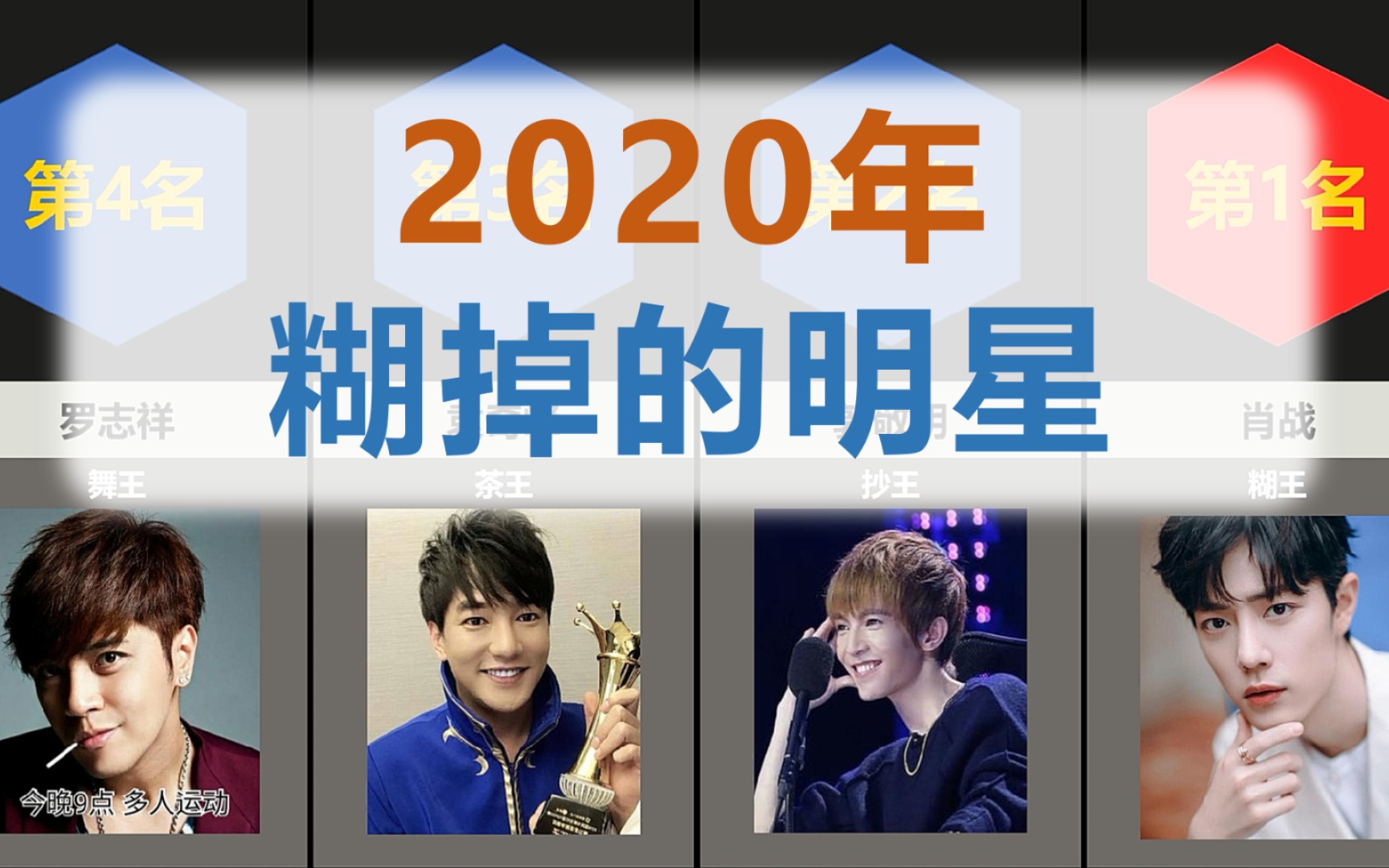 2020年糊掉的明星 【比较排名】哔哩哔哩bilibili