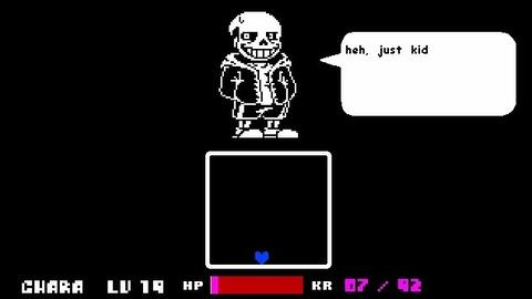 undertale hard mode sans fight by eden）全阶段过关（一阶段三药）_单机游戏热门视频