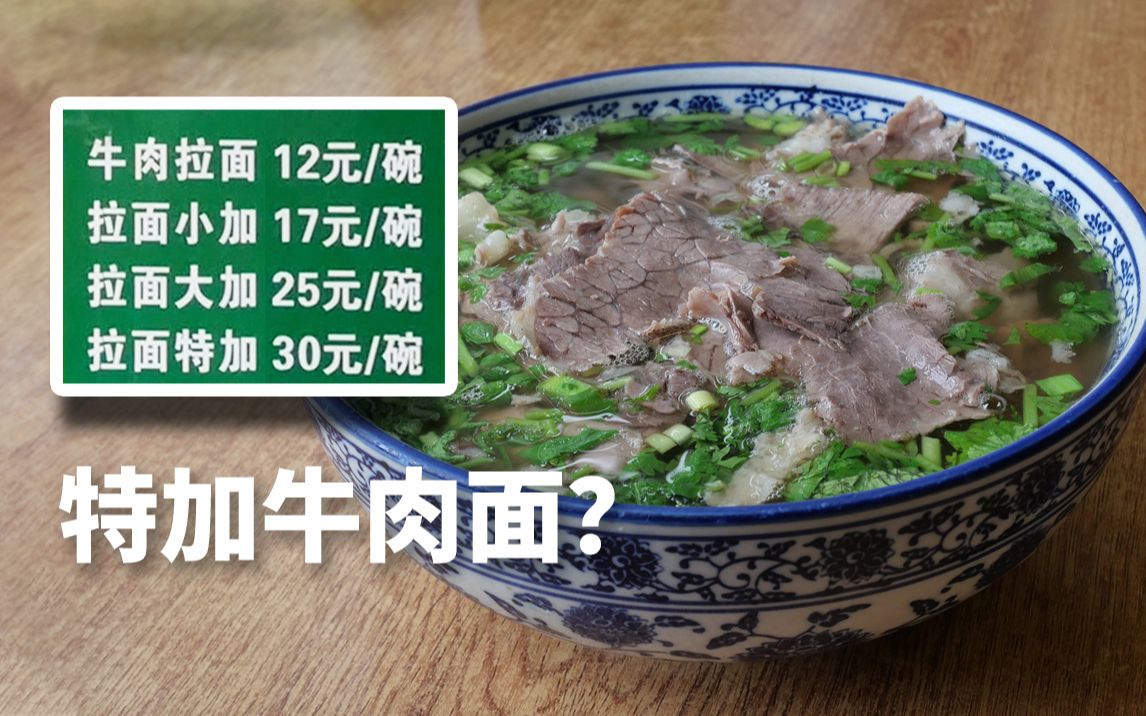 这牛肉面的肉都比面多了!十里河亮涛轩河州面馆探店 @Sofronio哔哩哔哩bilibili