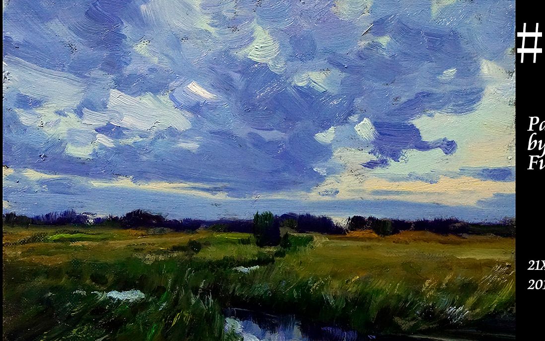 192 傅大力老师小幅风景油画_哔哩哔哩 (゜-゜)つロ 干杯~-bilibili