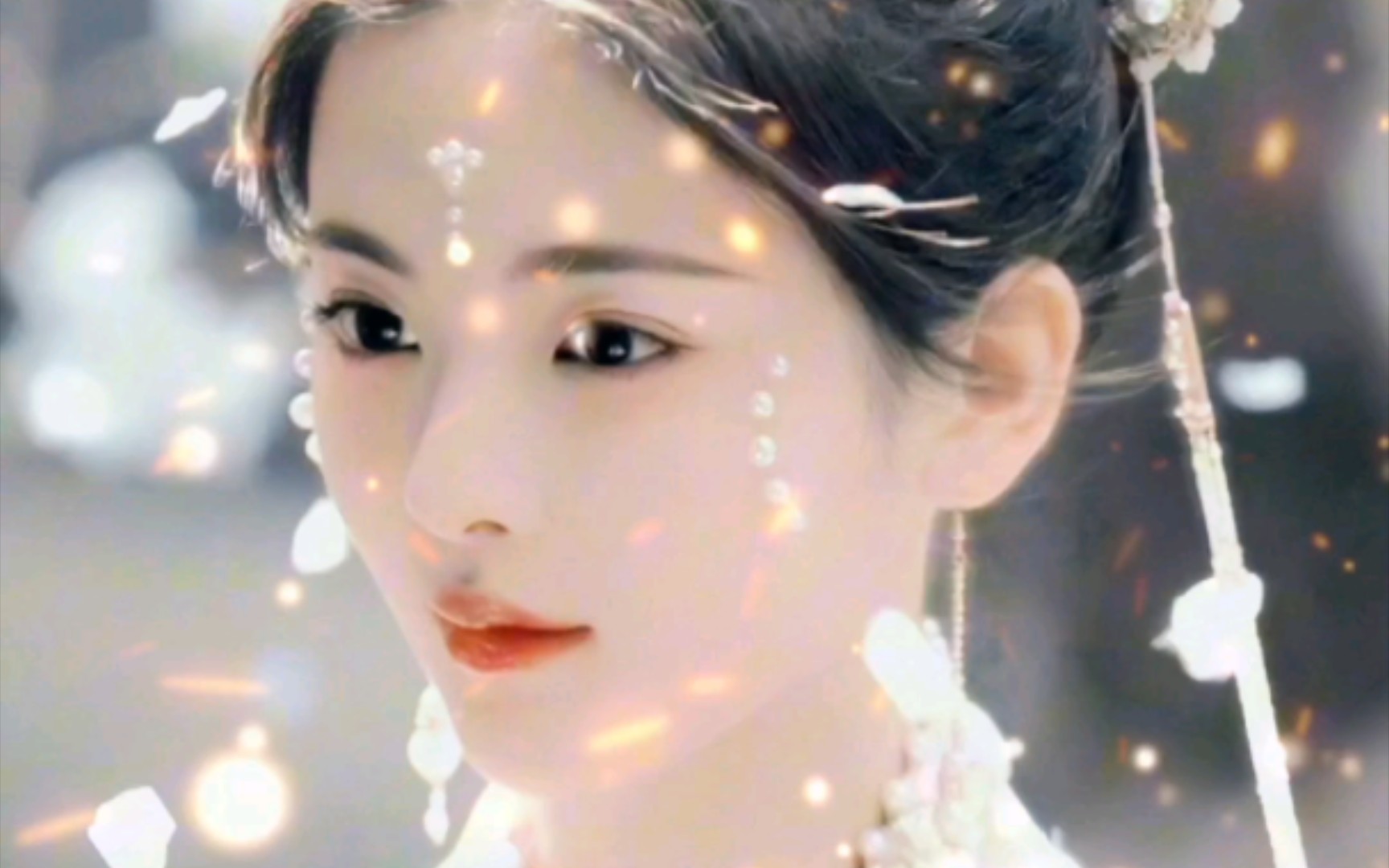 【杨超越珍珠妆】超越妹妹的古装造型简直美呆了