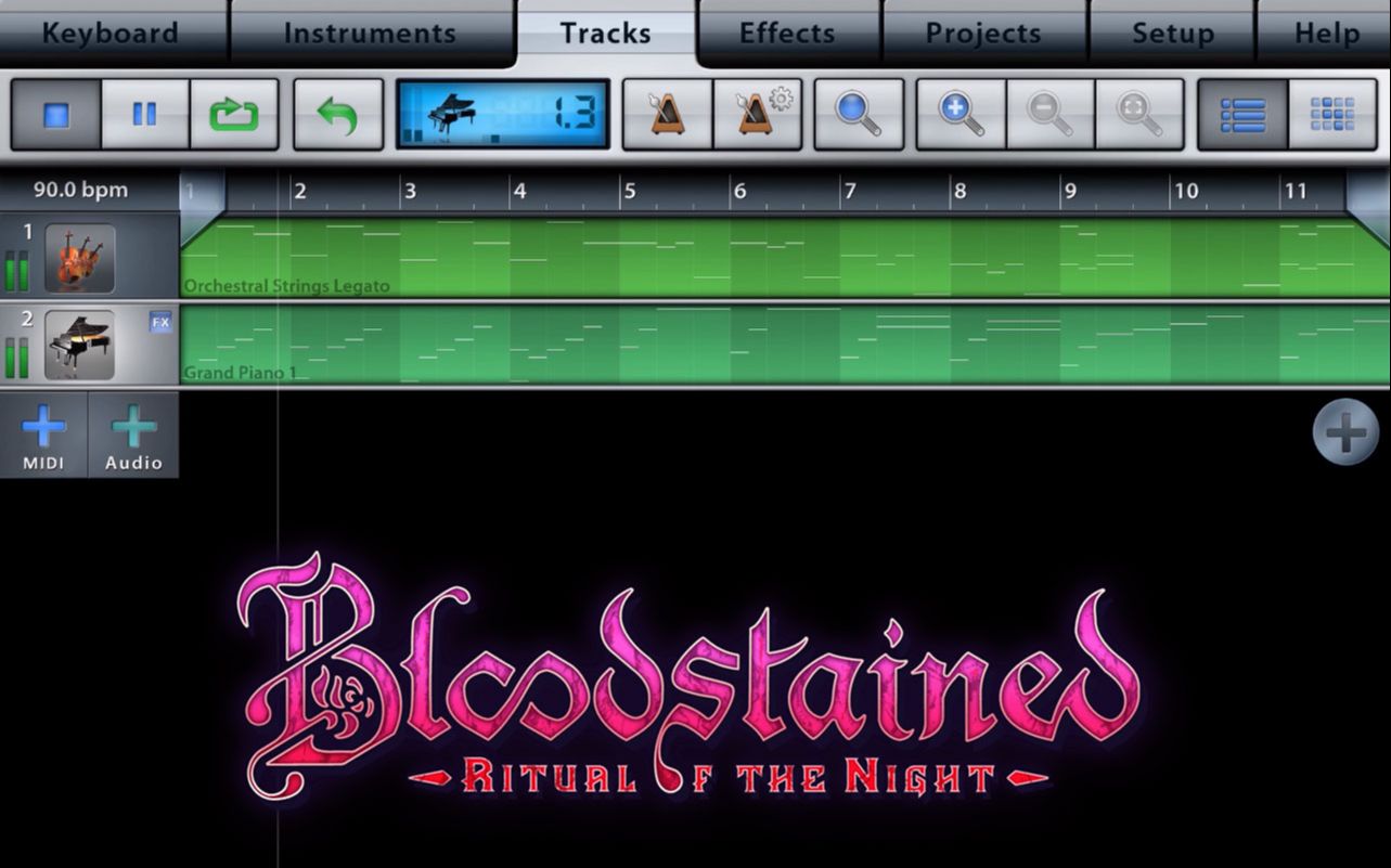 《血污:夜之仪式》主题曲(8-bit/音乐盒/提琴)musicstudio 自录 blood