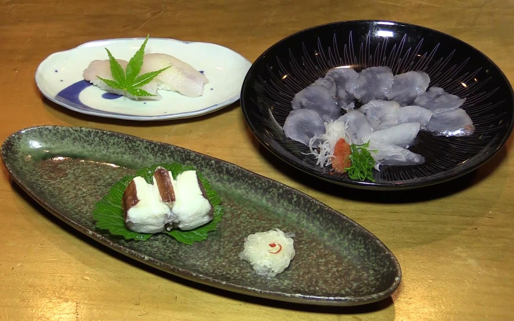 【日料刀工系列】超长红烟管鱼分解,红烟管鱼套餐