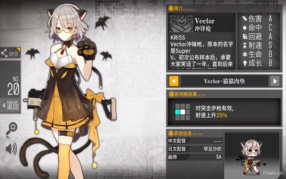 少女前线vector配音cv早见纱织