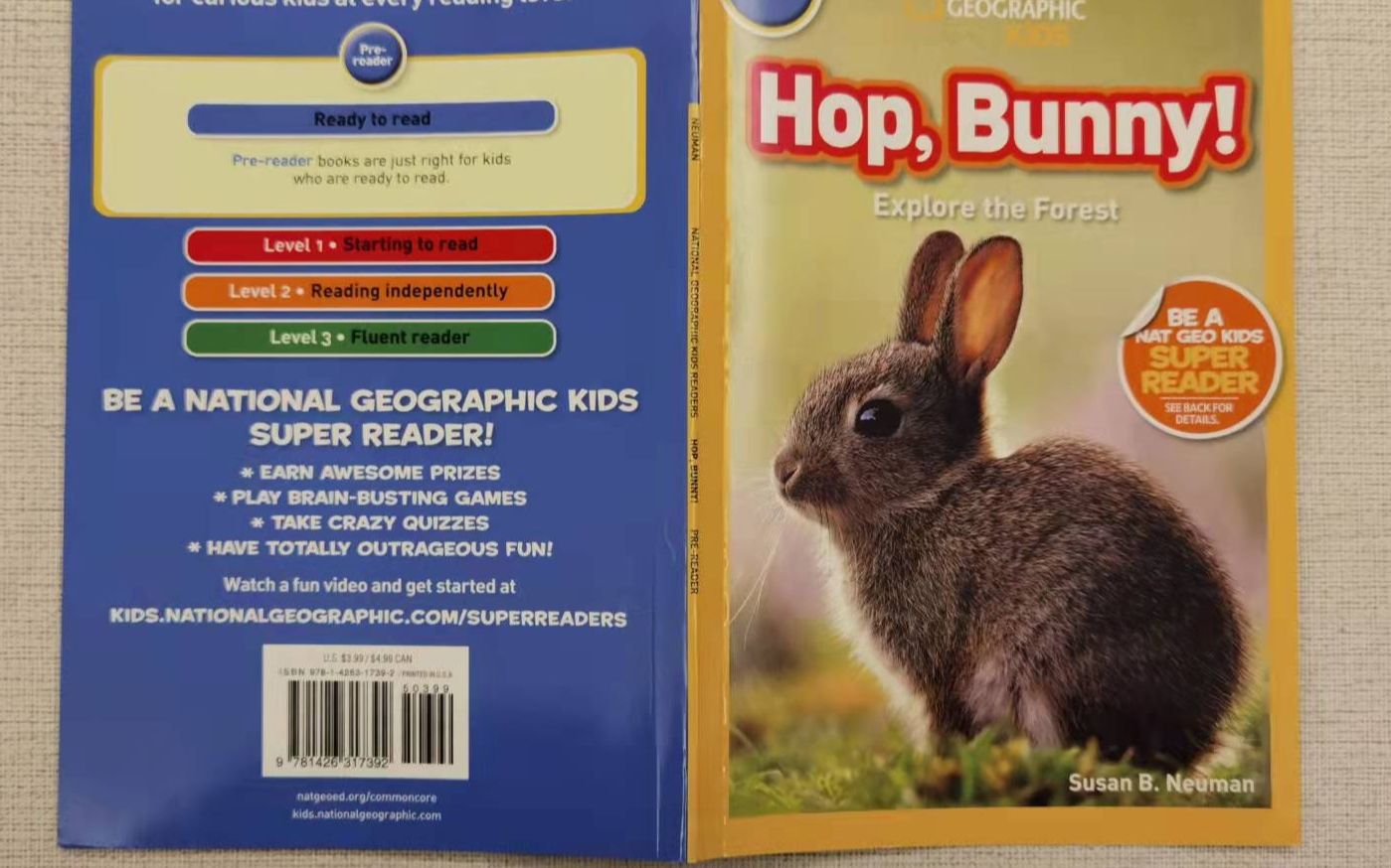 [图]National Geographic Kids 国家地理少儿 pre-reader【Hop, Bunny!】