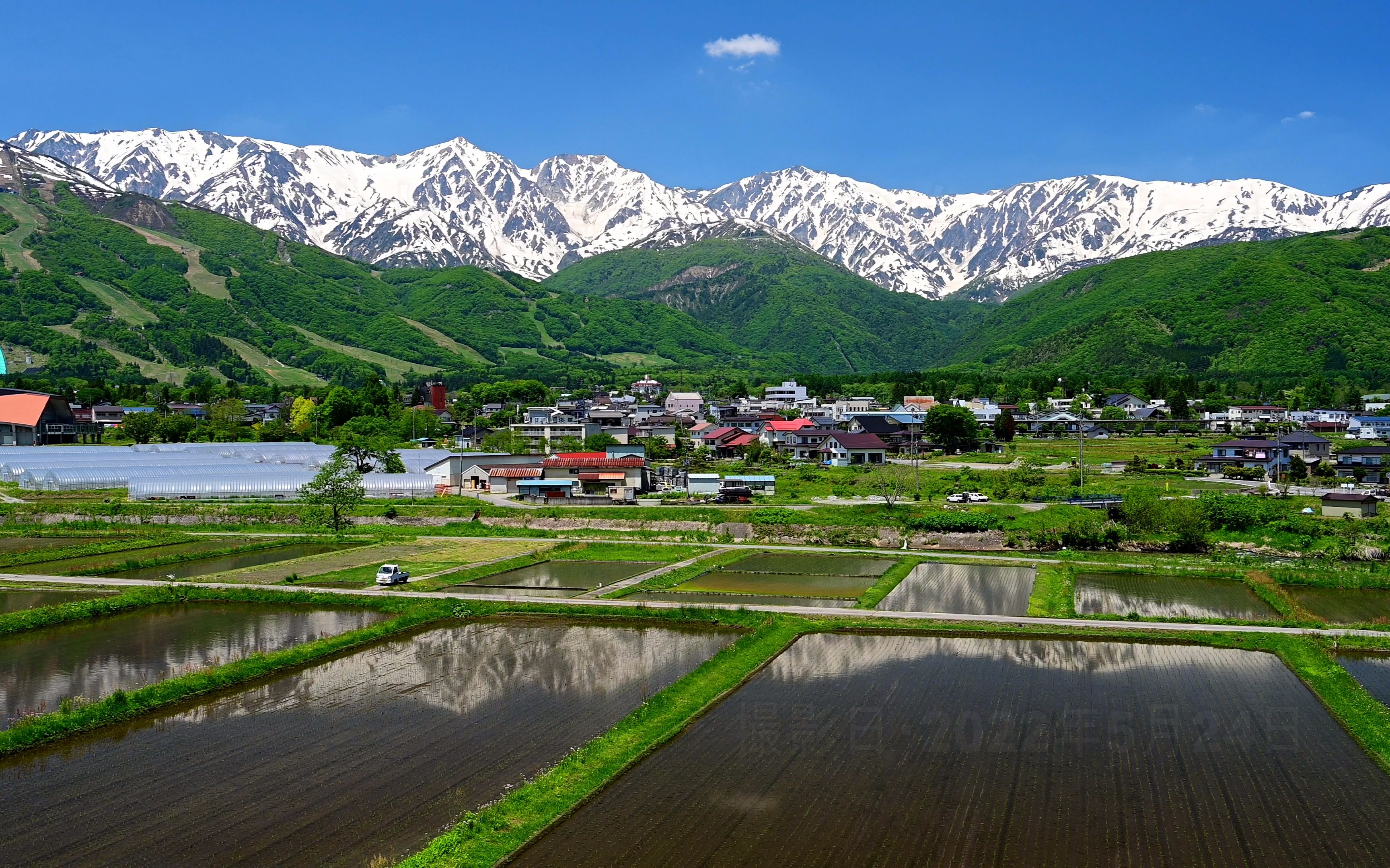 日本白马村图片