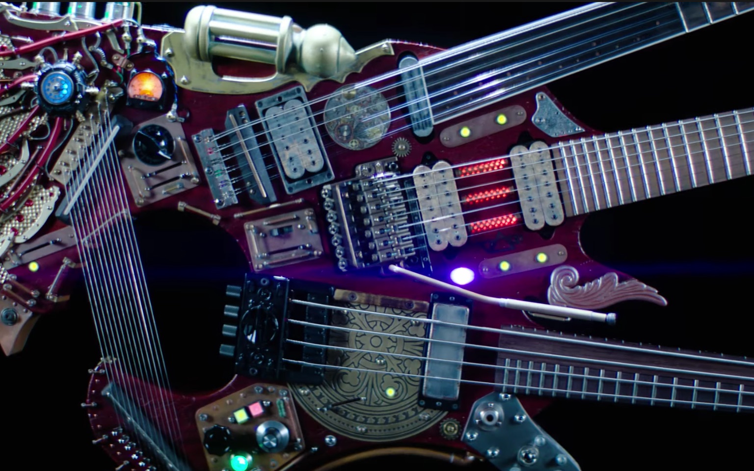 steve vai战琴展示 ibanez "the hydra"