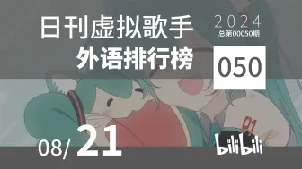 Скачать видео: 日刊虚拟歌手外语排行榜#50 2024年8月21日