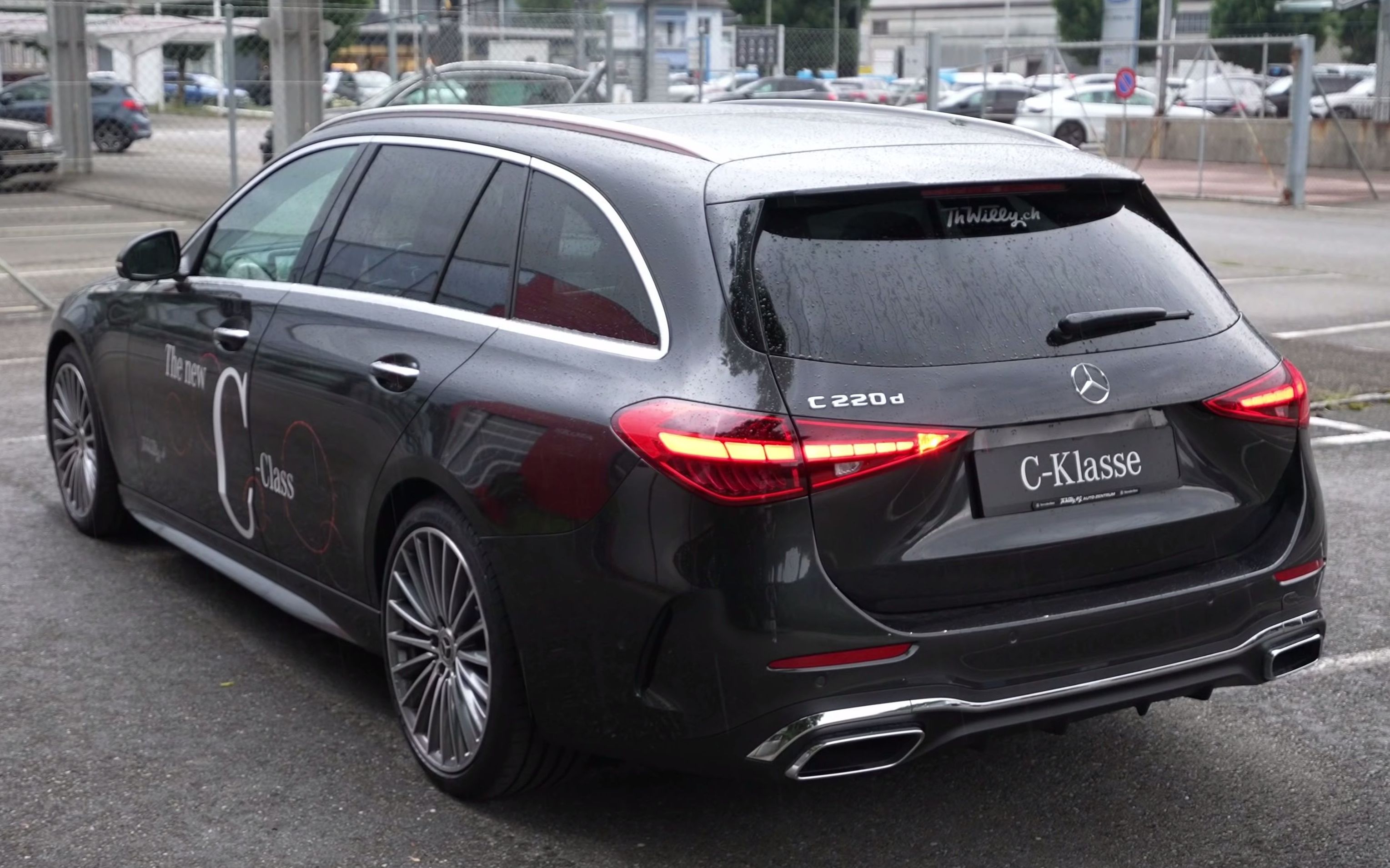 奔驰 w206 s206 c级 c220d 新c级旅行车 wagon estate测评(机翻字幕敬