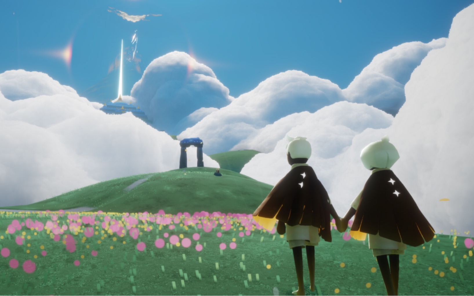 【槑肉-sky光遇 】坐在云野尽头 只为等你一人