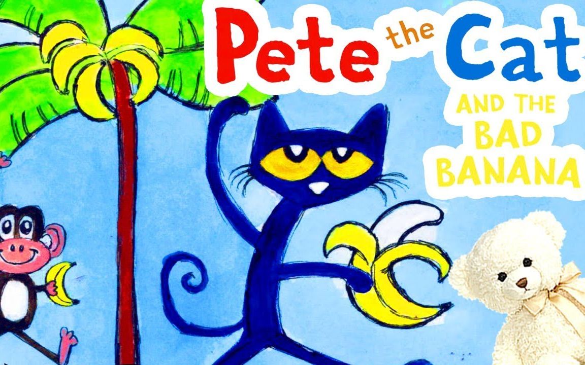 pete cat and the bad banana经典儿童英文启蒙绘本皮特猫系列