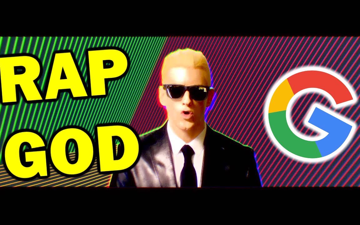 用图片的方式为rap god做字幕