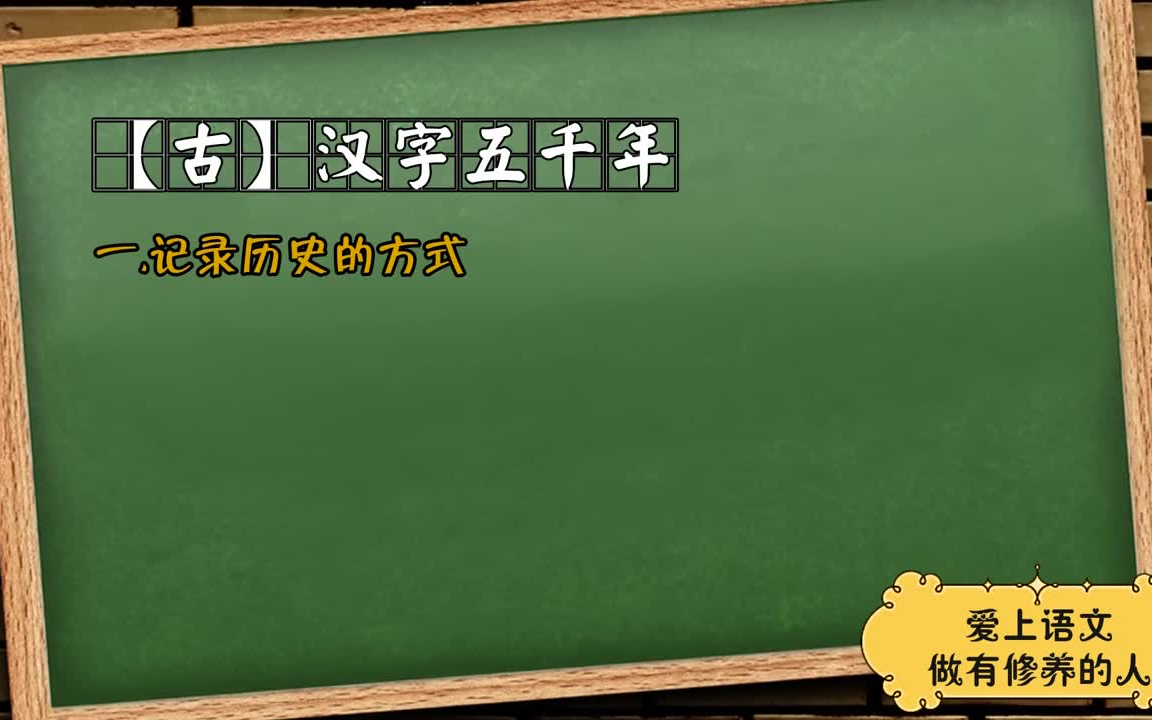 [图]小学三年级大语文阅读知识点-----汉字五千年