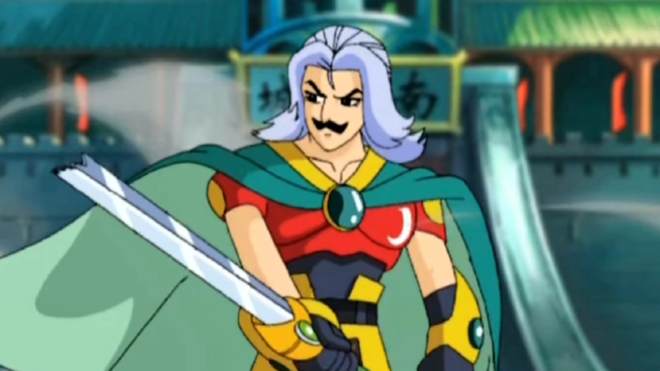 【神兵小将】南宫逸凭着一把龙腾剑单挑天地盟主的虎魄,第一集打出了