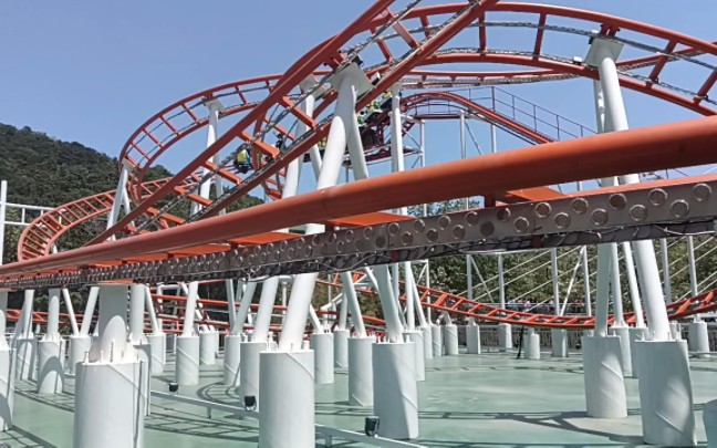 大连森林动物园过山车