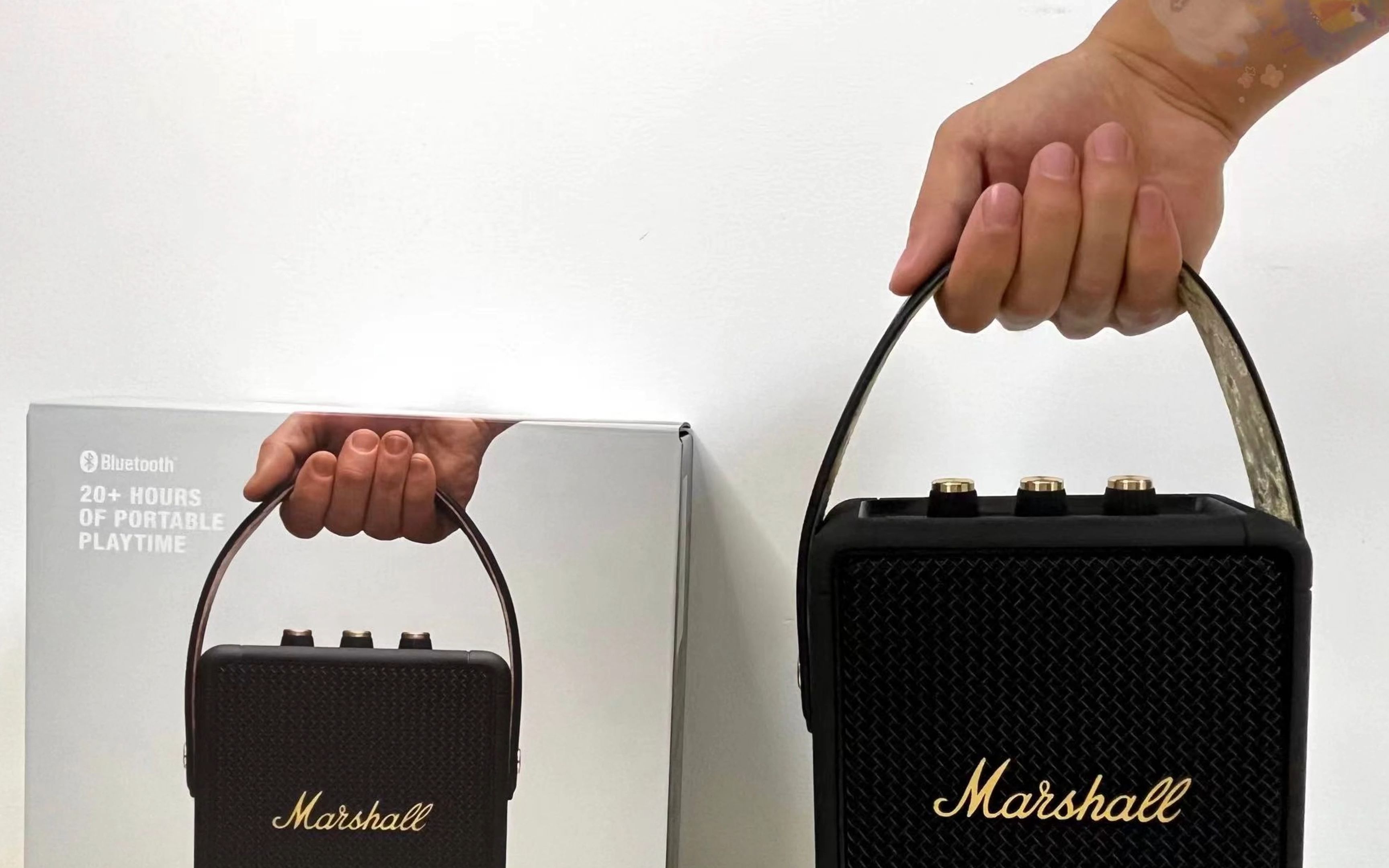 【马歇尔 stockwell 2】开箱 加娱乐对比 百元音响