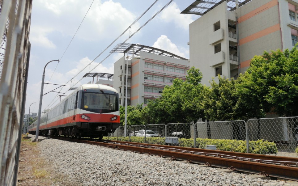 广州地铁车辆段合辑2广州地铁三号线厦滘车辆段外的偶遇