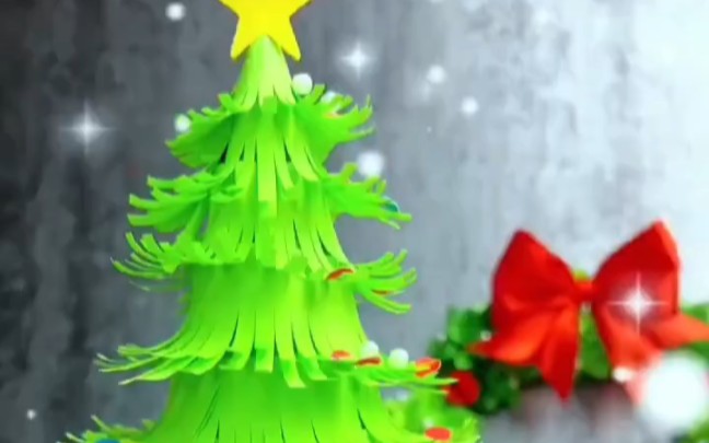 自作手工圣诞树
