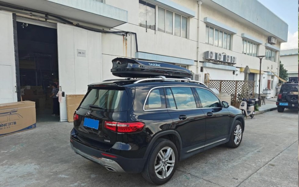 奔驰glb安装沙丁鱼车顶行李箱 78旅行的意义,不仅在于脚下的路,更