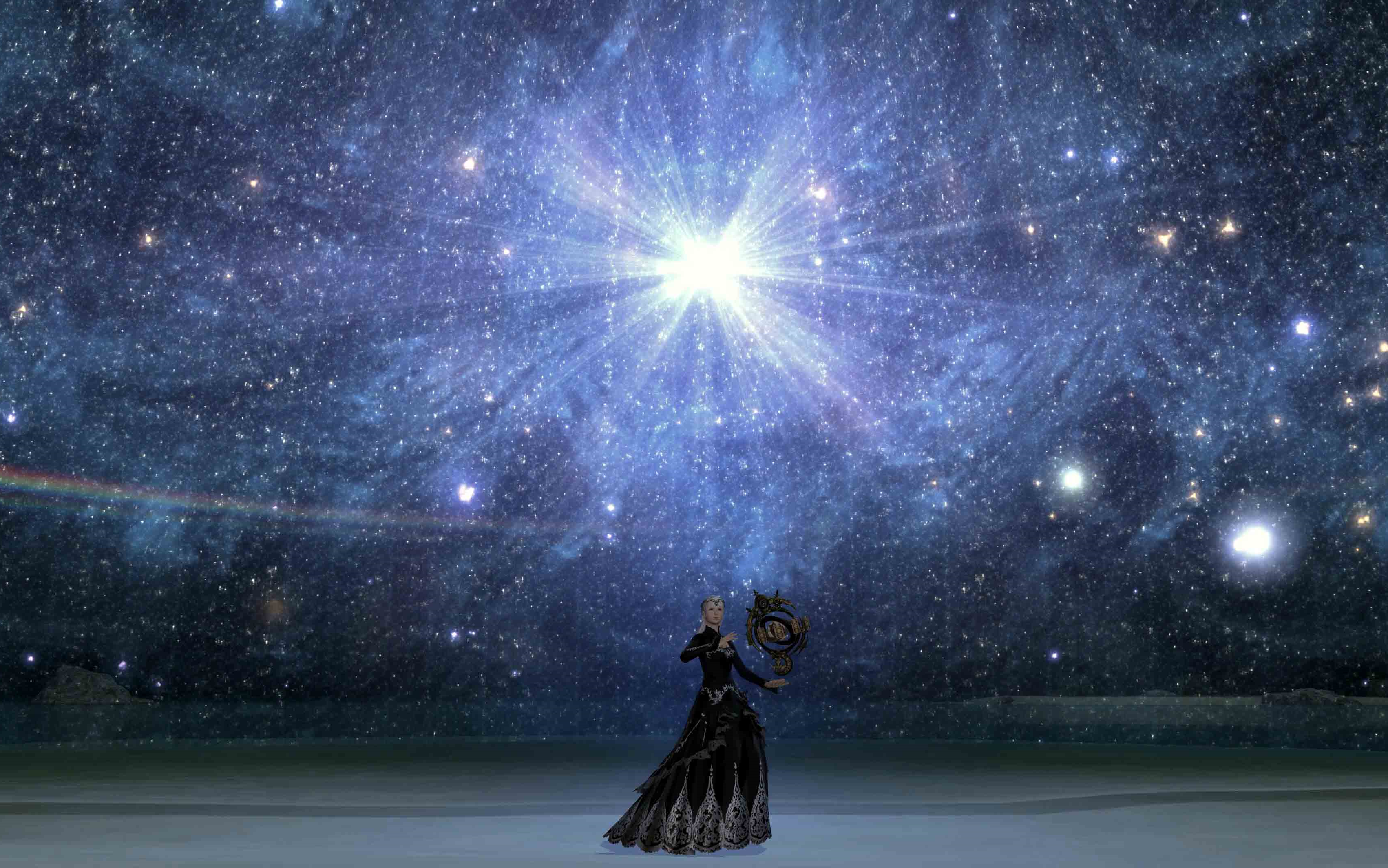 【4k 记录】占星术士技能动作,特效及情感动作 一号脸人女 最终幻想14