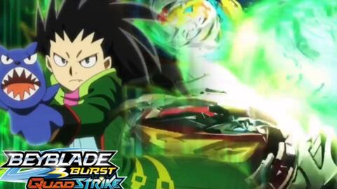 QUADRA DESAFIA e HUMILHA HIKARU EP 12 Beyblade Burst Quad Strike 