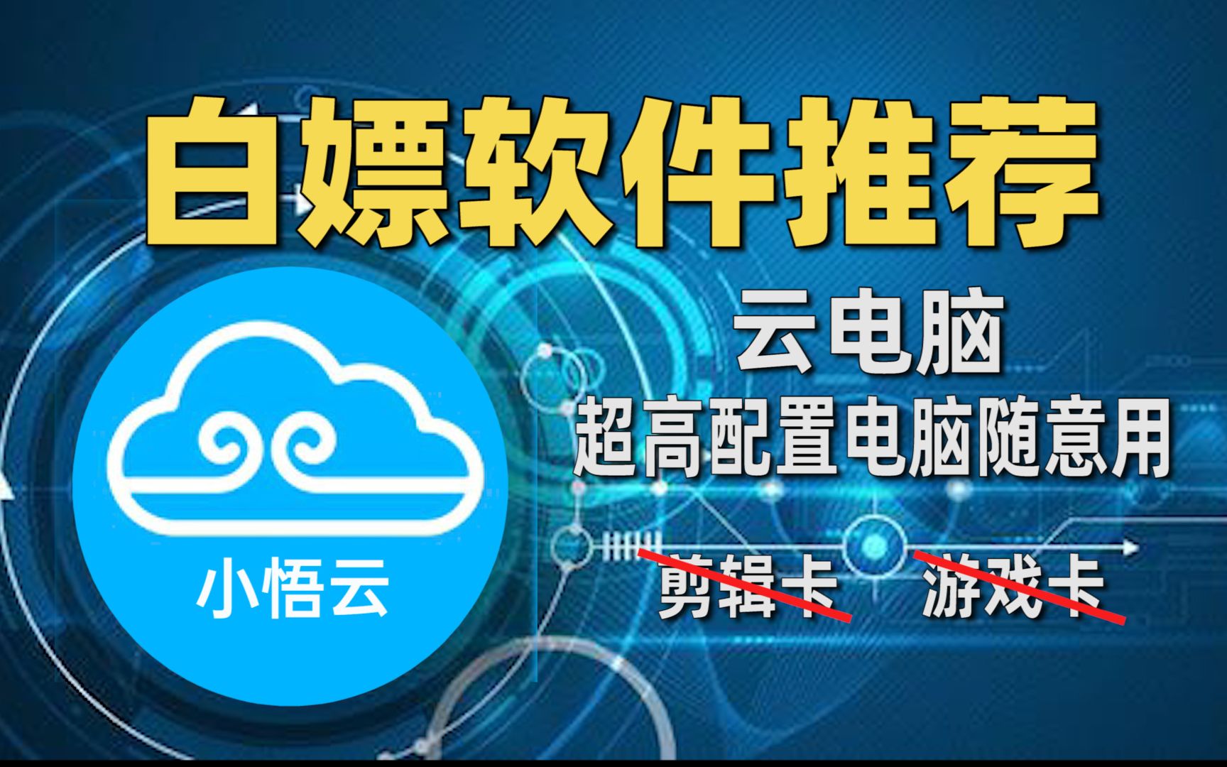 【软件分享】一键白嫖超高配置云电脑,各种免费大型游戏随意玩哔哩哔哩bilibili