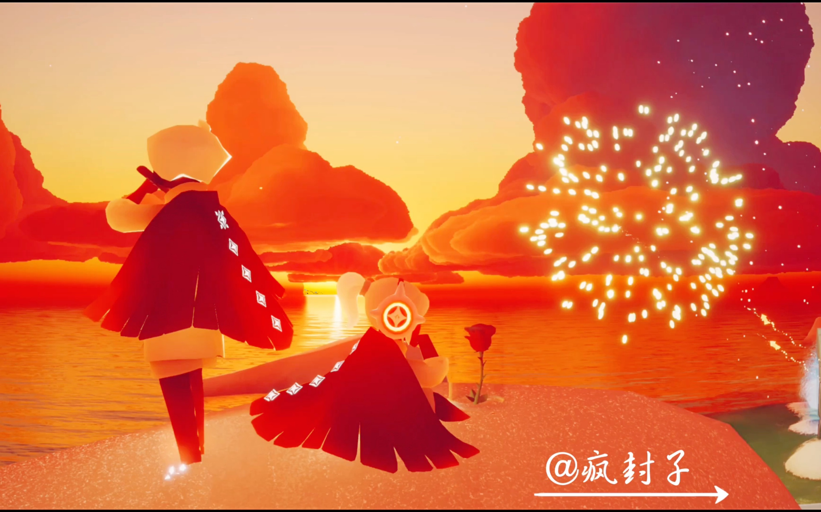 [光遇高馬尾箬笠]祝大家新年快樂~遲來的祝福