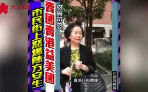 下载视频: 三个月来看得最过瘾的视频！香港市民街头怒怼陈方安生