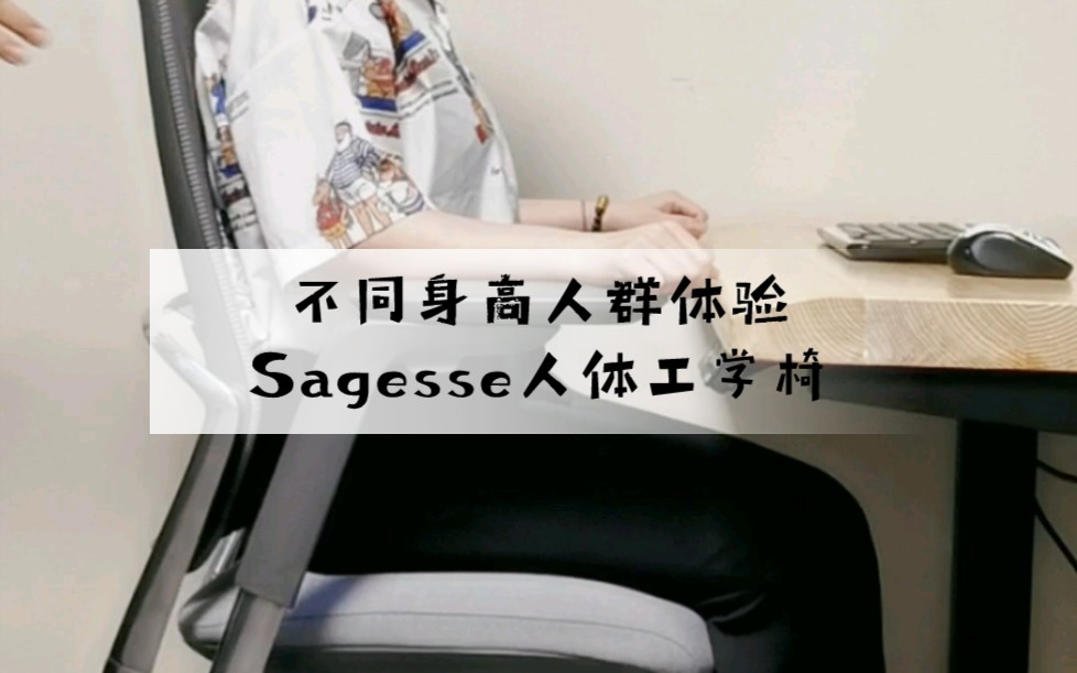 Okamura品牌人体工学椅Sagesse不同身高人群体验效果(155165175185试坐)哔哩哔哩bilibili