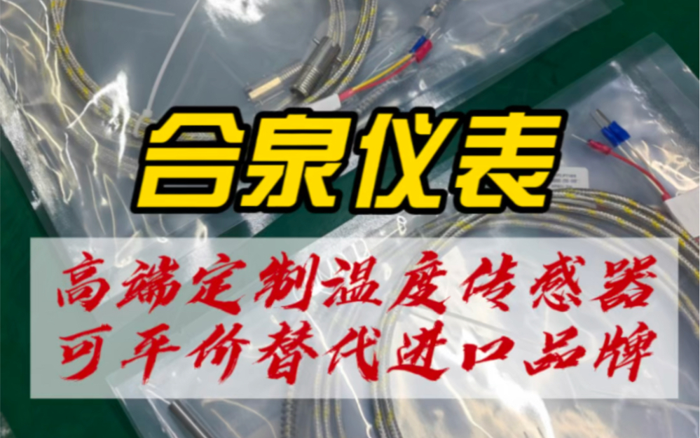 高端定制温度传感器可平价替代进口品牌#进口热电偶 #进口热电阻 #温度传感器定制 #温度传感器厂家 #合泉仪表哔哩哔哩bilibili