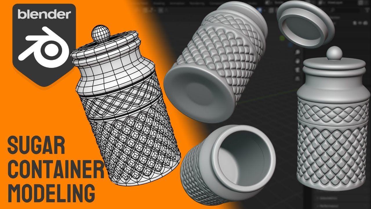 [图]Blender 糖罐建模过程