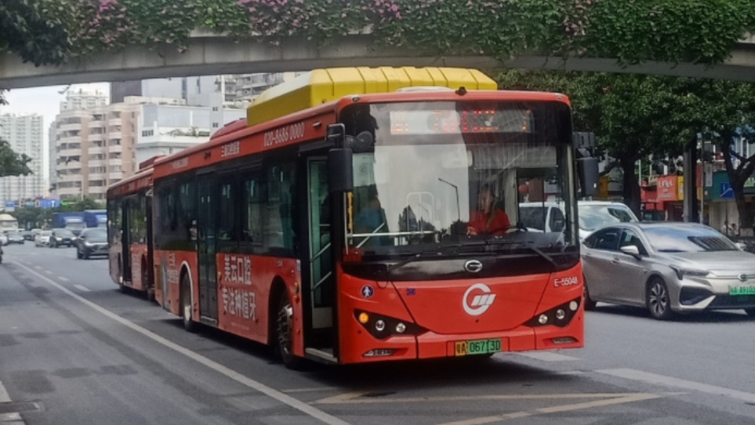广州公交集团第二巴士259路广汽比亚迪k9kagz6122lgev(第一批)运行