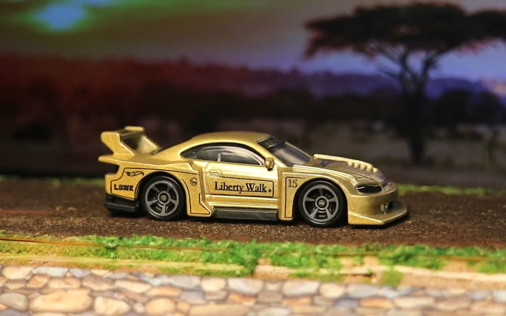 hot wheels 日产 silvia lbwk 金色版