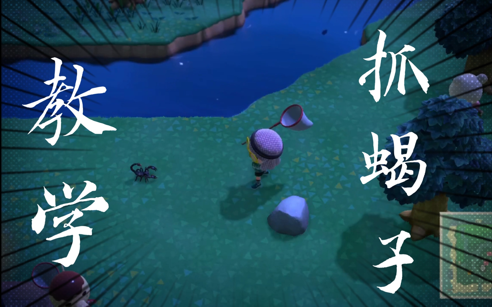 动森卡卡手把手教你抓蝎子