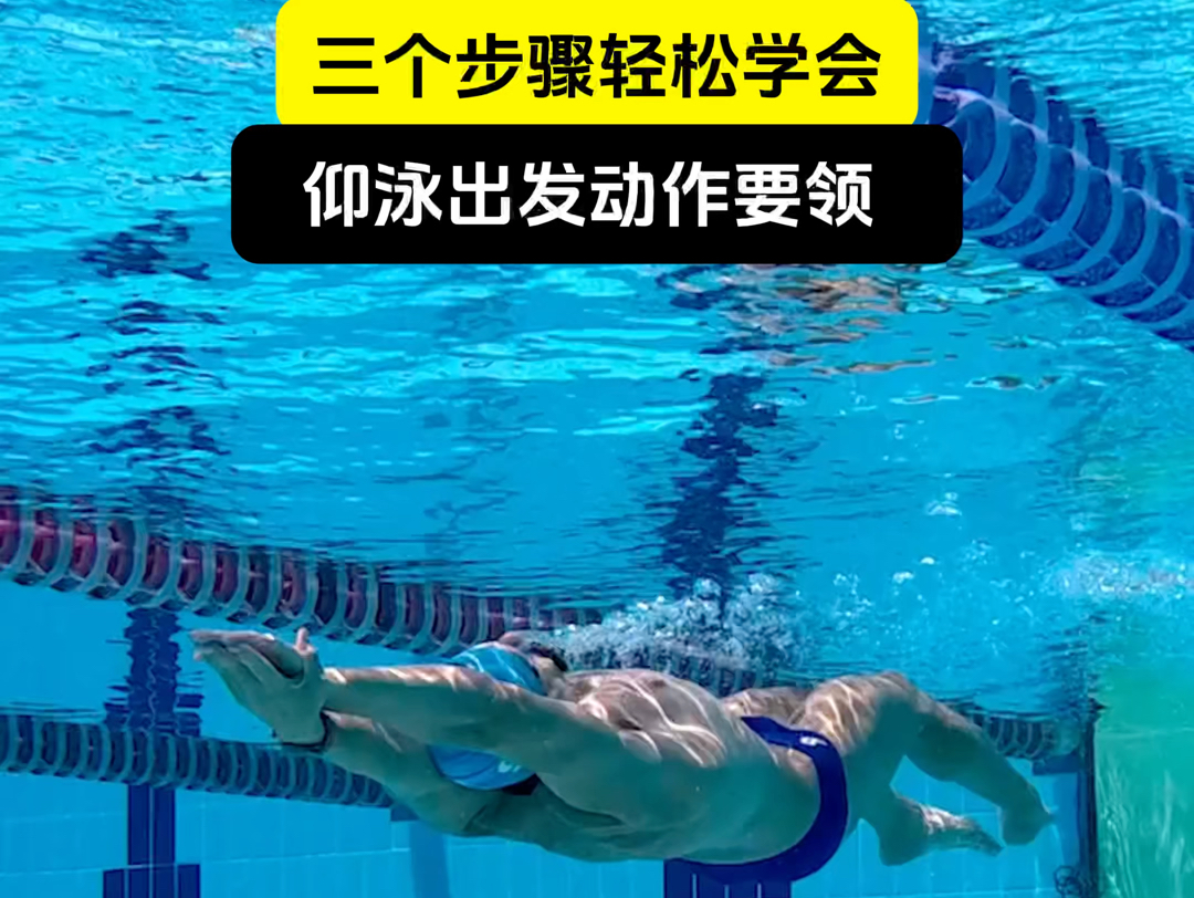 三个步骤轻松学会仰泳出发动作!仰泳初学者教程