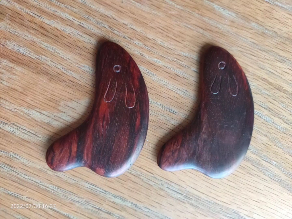 手工小叶紫檀木刮痧板