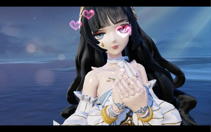 平安京赏金特典皮肤 匣中少女 昔梦圆舞 梦幻 钢琴 音符 爱心