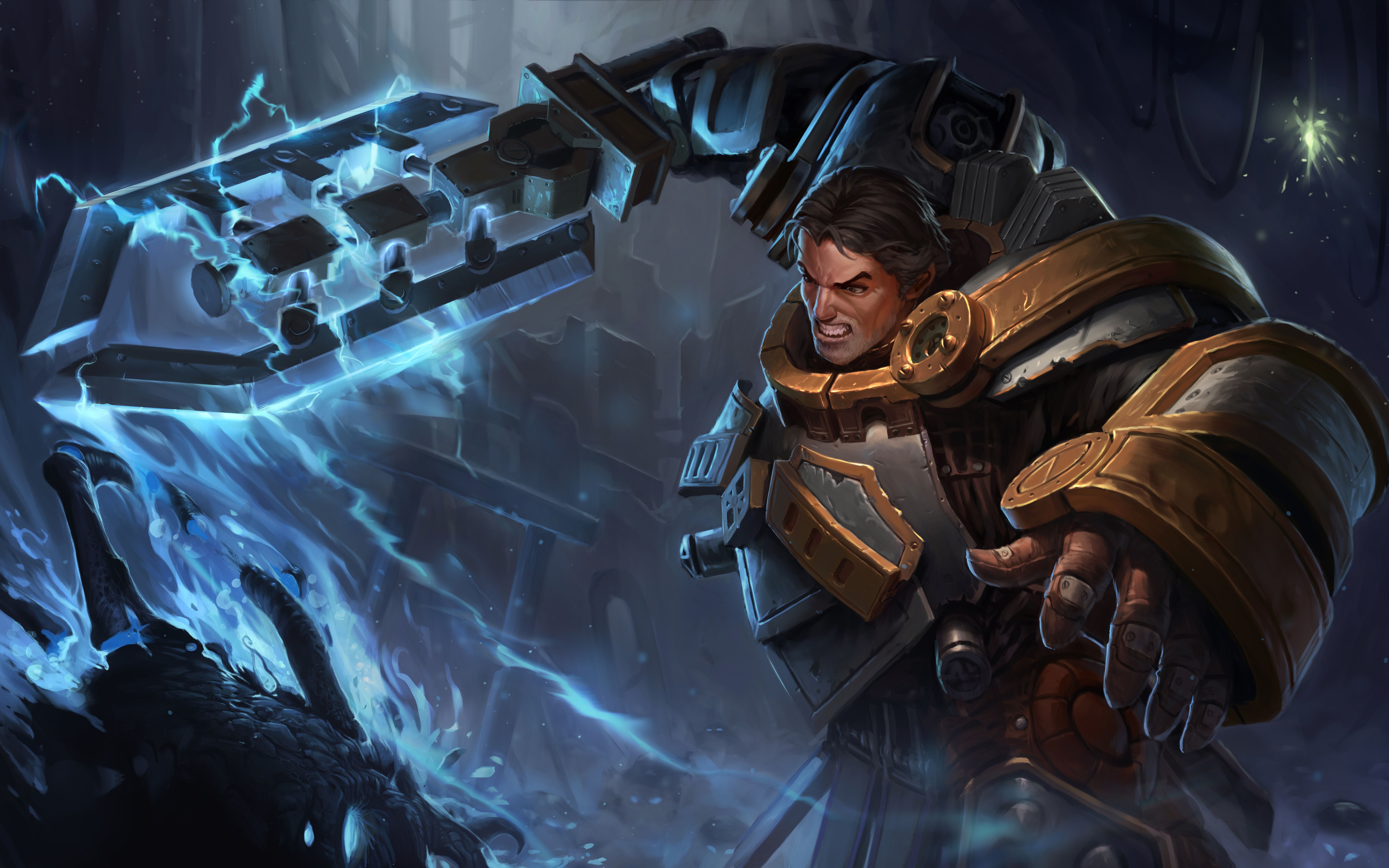 旧版钢铁军团盖伦特效,新旧结合