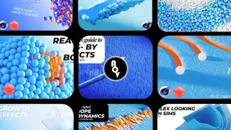 C4D/趣味十足的动力学动态系列案例