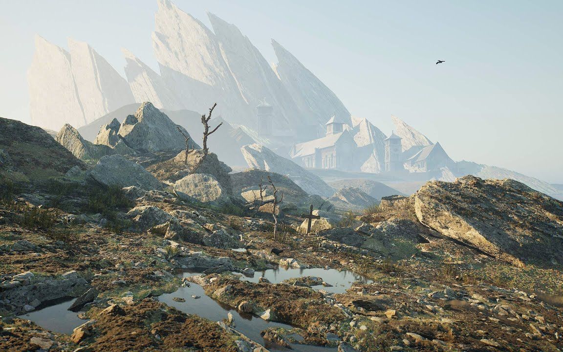 ue5虚幻引擎5中的逼真概念艺术