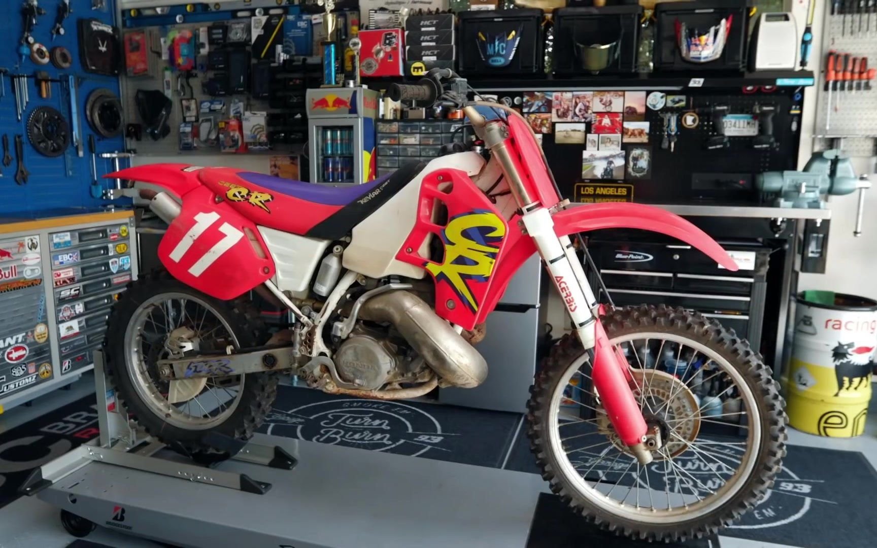 修复赛车野兽-1994年本田cr500越野摩托