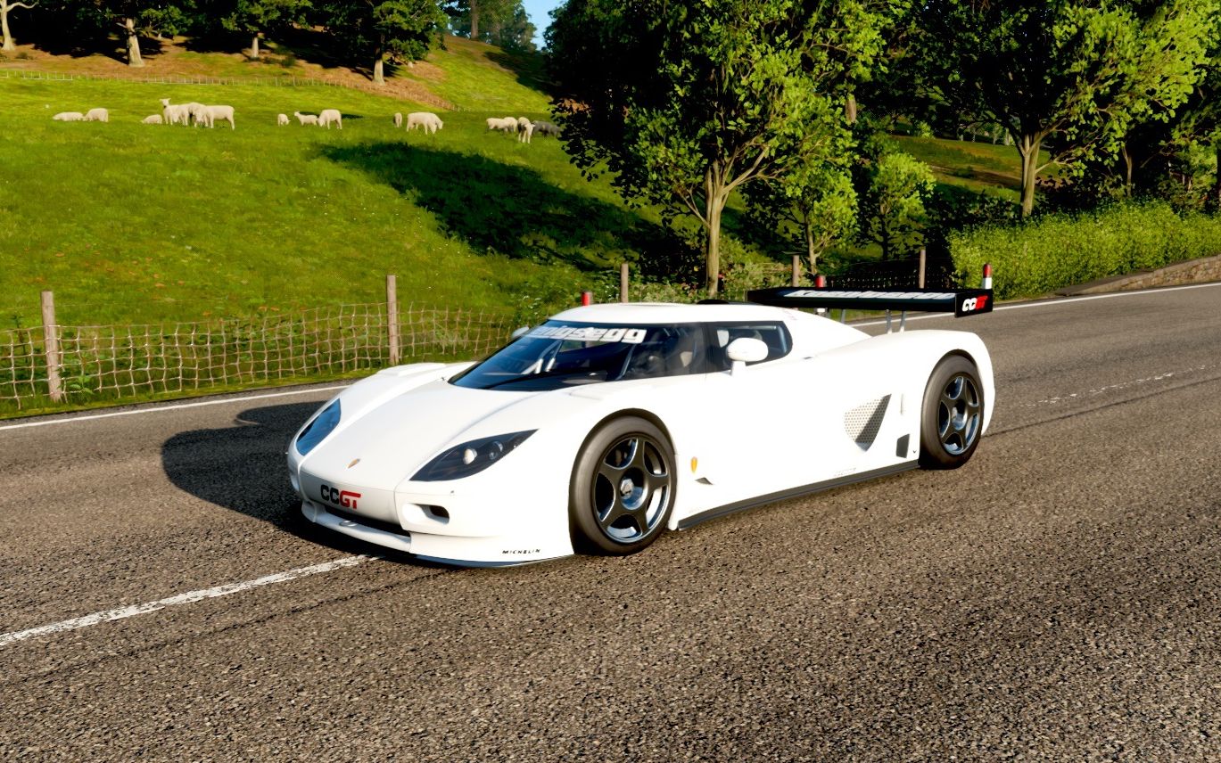 极限竞速地平线4 环岛6分34秒(x级 柯尼塞格ccgt)_哔哩哔哩_bilibili