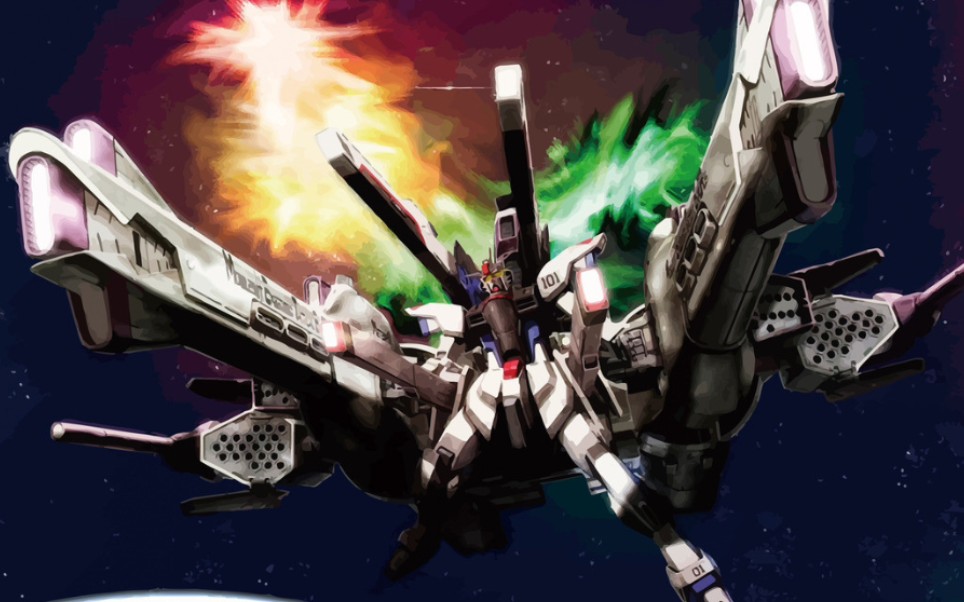 更新后的流星号自由高达