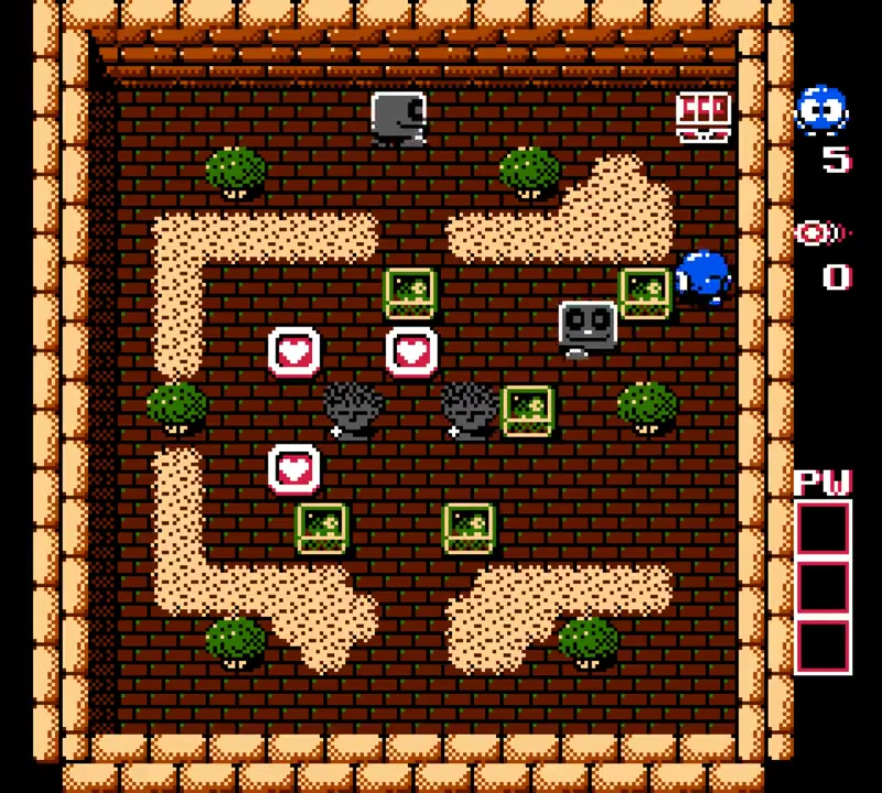 [图]【FC游戏回顾】罗罗大冒险2 通关视频 Adventures of Lolo 2 (NES)