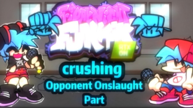 曲目:crushing FNF Opponent Onslaught Park哔哩哔哩bilibili