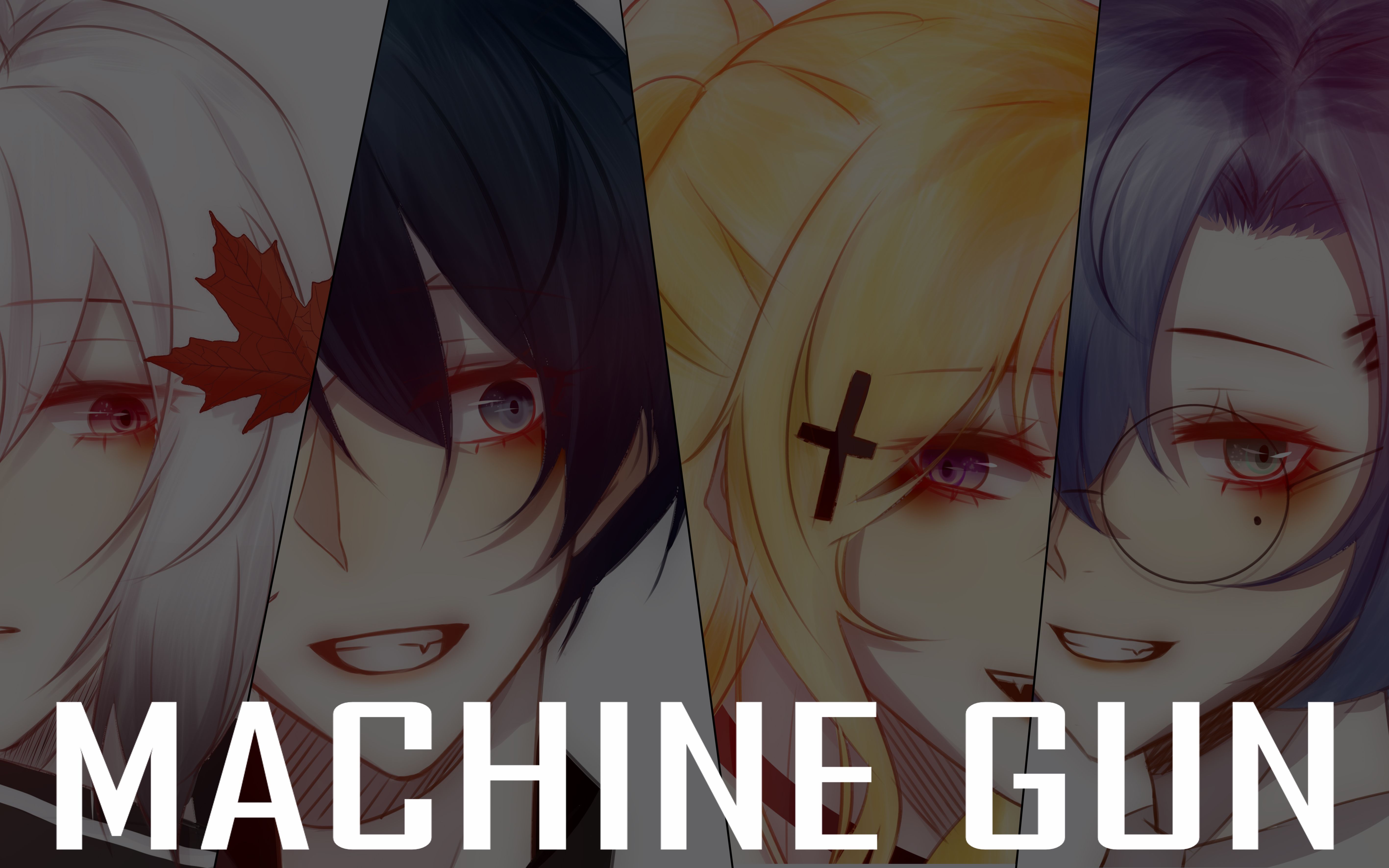 【自设联动/手书】machine gun_哔哩哔哩 (゜-゜)つロ 干杯~-bilibili